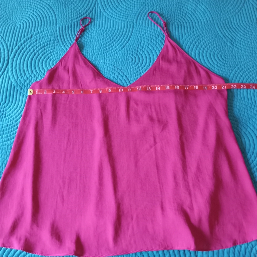 Free People Intimately Sz L/XL Pink Camisole Adjustable Strap Top - Picture 7 of 7
